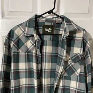Howler Brothers Green Plaid Men's Shirt